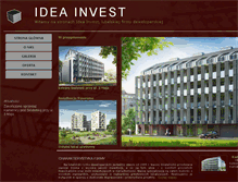 Tablet Screenshot of ideainvest.pl